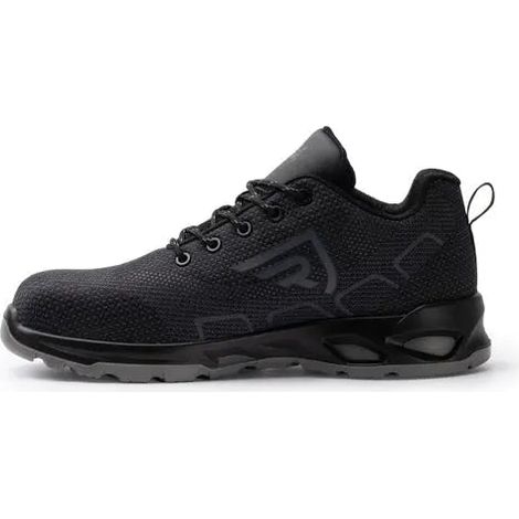 Cómodo calzado laboral de estilo deportivo con detalles reflectantes y transpirables Vetonek - Unisex / 41 / NEGRO (1/2)