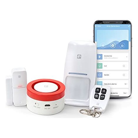 Alarma wifi sirena flas y sensores (1/4)