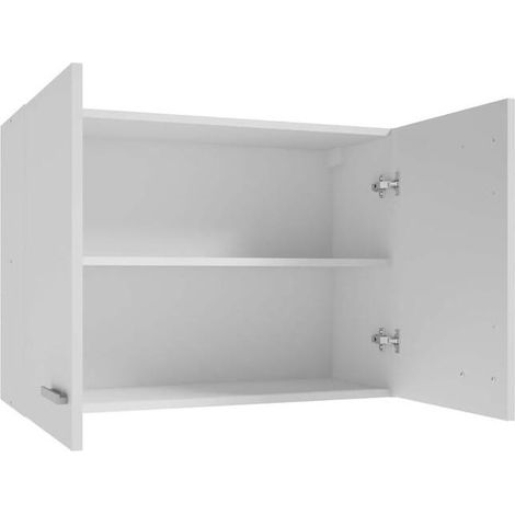 Meuble de cuisine suspendu blanc simple 80 x 60 (1/3)
