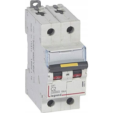 Legrand DX³ 10000 interruptor automático neutro 16 kA 2 polos