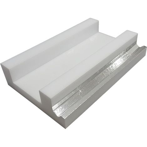 Corniche LED, polystyrène, 60 x 130 x 2000 mm, blanc (1/5)