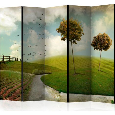 Paravent 5 Volets "Autumn Landscape" 172x225cm (1/2)