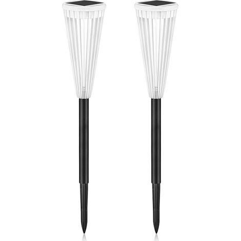 Lampe solaire décorative en forme de parasol pour jardin, terrasse ou patio extérieur, étanche, LED (1/4)