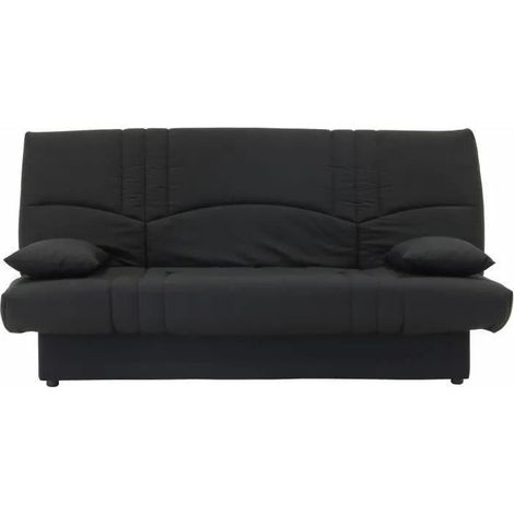 Dream Clic Clac Sofa schwarz mit Stauraum