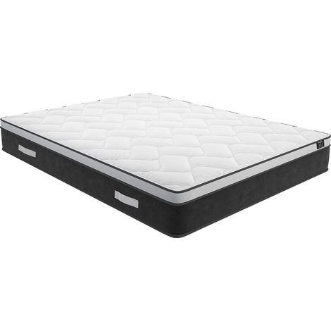Ensemble 180 x 200 cm sommier coffre naturel clair + matelas hybride ressorts ensachés et mémoire de forme ép.25cm - ASTRIA Art Collection de YSMÉE (1/4)