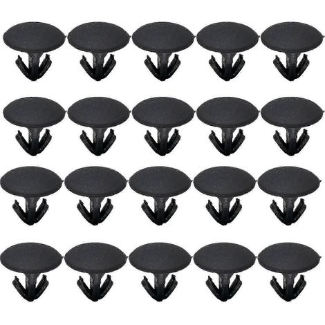 20 clips pour joints d'étanchéité de porte arrière Nissan Qashqai X-Trail Dualis Rogue Sport (à partir de 2013) - Rivets de fixation - Qualité supérieure