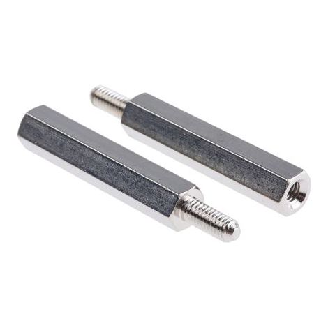 [JAMAIS UTILISÉ] Entretoise filetée Richco, longueur 35mm, Mâle / Femelle, M4 ( Sachet de 100 )