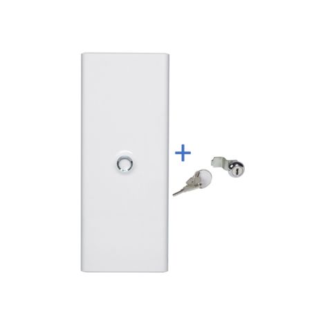 Legrand - DRIVIA - Porte Blanche + Serrure - 13 Modules - 4 Rangu00e9es - Ref. : 401334+401391 (1/5)