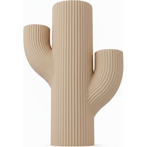 Maceta beige para cactus, maceta moderna para suculentas y cactus. (1/3)