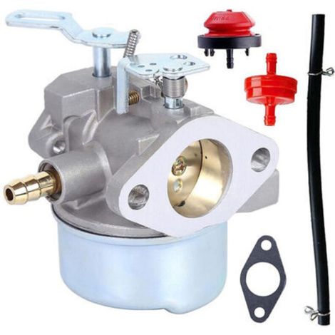 Compatible con el carburador HMSK80 para Tecumseh 640052, 640054, 640349, 640058 y 640058A. Compatible con las máquinas de jardinería HMSK85, HMSK100 y HMSK105. (1/4)