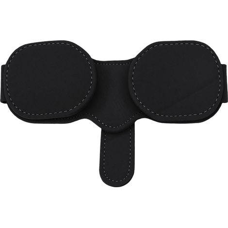 Multifunctional Eyeglass Storage Clip, PU Leather Sunshade, Indoor Ticket and Card Organizer Hanger with Secure Handle (1/5)