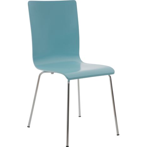 Chaise de style moderne assis avec des formes ergonomiques disponibles différentes couleurs colore : bleu ciel (1/5)