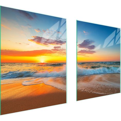 GLASSCHUTZPLATTE FÜR HERD 85x52 SEA (1/5)