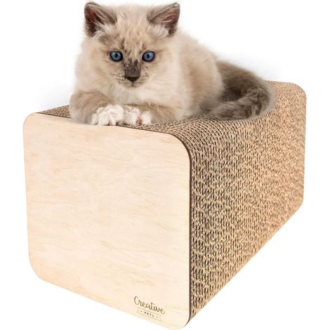 Griffoir Chat en Contreplaqué Renforcé 37 x 21 x 21 cm