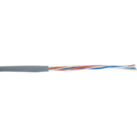 Cavo telefonico trr micro tek 2 coppie + t diametro esterno 4.9mm da 100m - ctx2cp0t00