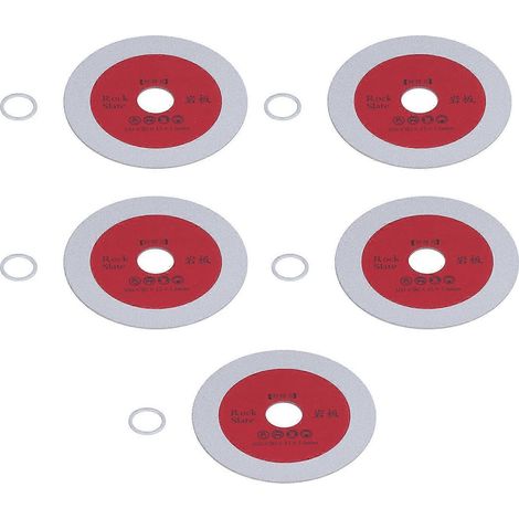 Ensemble de 5 lames de scie diamantées pour le nettoyage et le rainurage des fissures dans les carreaux de porcelaine et de céramique (100 x 20 x 15 x 1,6 mm)