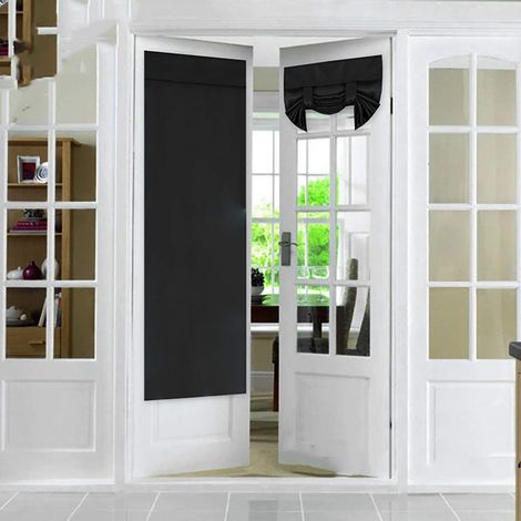 Rideau Occultant Pour Porte - Isolation Thermique - Blocage Lumière 85 À 95 % - Pour Porte Française - 1 Pièce (1/5)