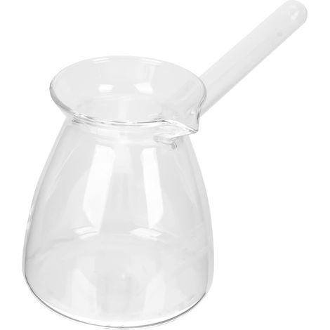 Pot à café turc: Chauffe-beurre 450ml Cafetière arabe grecque Chauffe-lait Pour théière sur cuisinière (1/5)