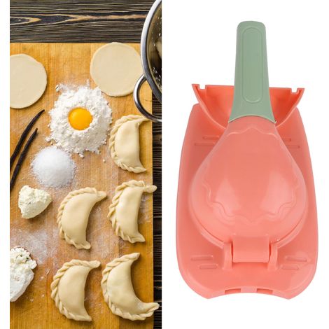 Presse à raviolis pour personnes paresseuses, moule à brioches, machine à presser les raviolis, nouvel outil pour étaler la pâte à raviolis. (1/5)