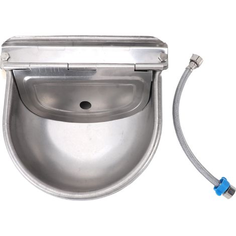 Automatische Tiertränke, Edelstahltränke, Wasserspender für Hunde, Pferde und Kühe. (1/5)