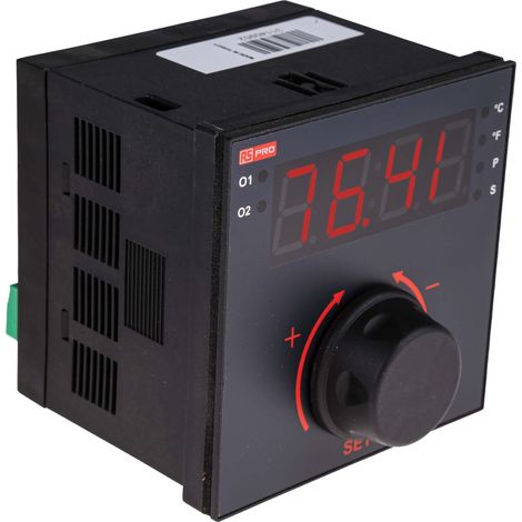 Régulateur de température PID, 230 V c.a., 2 sorties Relais, SSR, 1 entrée entrées thermocouple, 96 x 96mm ( Prix pour 1 )