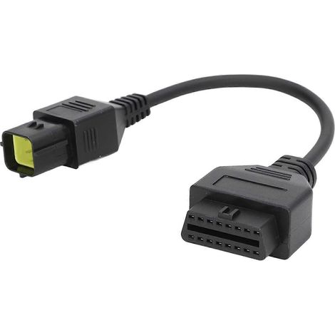 Câble de diagnostic OBD2 à 6 broches pour motos, adaptateur universel de remplacement pour Husqvarna 449, 511, 610, 630 et 450 (1/5)
