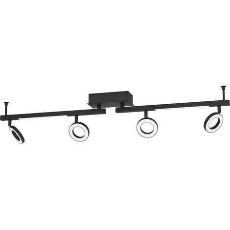Rail spot LED, rampe de 4 spots orientables, barre de spots (1/5)