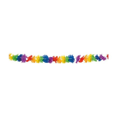 GUIRNALDA DE FLORES ARCO IRIS 3 METROS