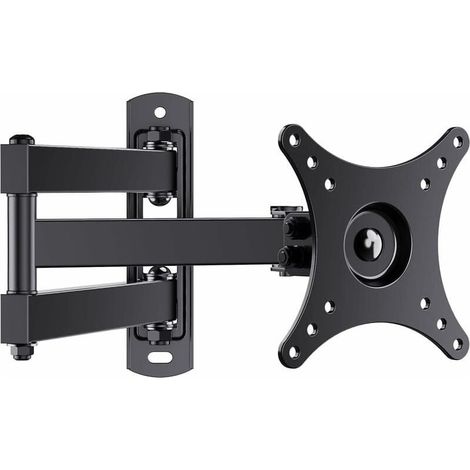 Support TV universel 10-32 pouces – Inclinable et rotatif – charge max 20 kg – VESA 50x50/75/100 mm – installation murale facile (1/5)