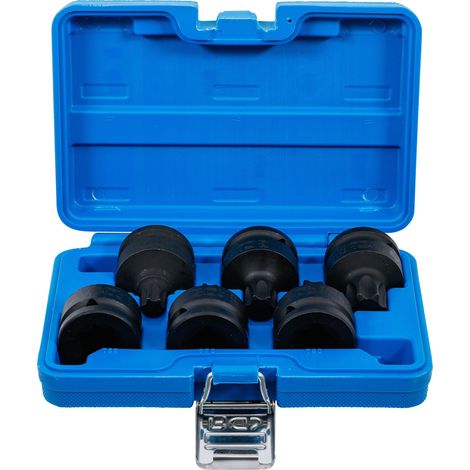 BGS  Juego  de  vasos  de  impacto  perfil  T  (para  Torx)  T55  -  T100  6  pzs.  -  5055 (1/4)