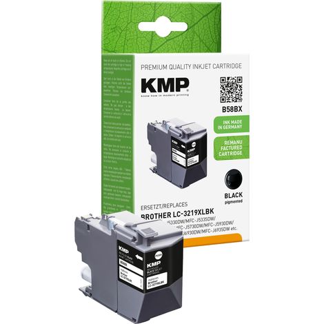 Encre KMP B58BX pour Brother LC-3219XLBK