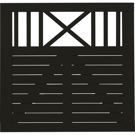 Plus Tor Nostalgi 100 x 95 cm RAL 9005 Schwarz