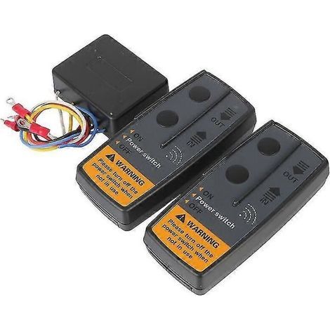 Treuil électrique 2.4 GHz 12 V/24 V avec télécommande sans fil universelle pour remorque tout-terrain. quad et remorque. 72 W (1/5)