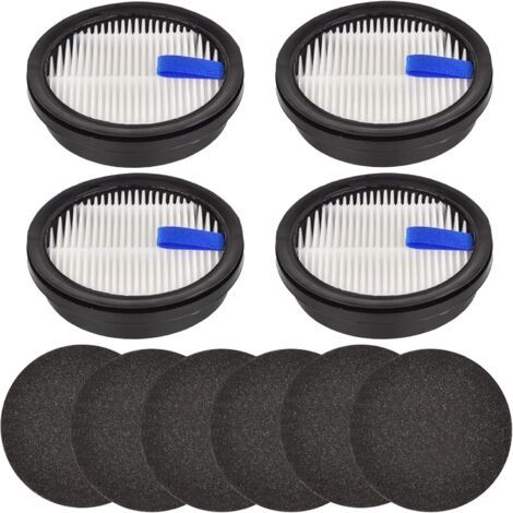 Filterschwamm-Set für Afoddon A200PRO/A200 ORFELD B08/C10A/C10G Akku-Staubsauger, 4 HEPA-Filter, 6 Schwammfilter (1/4)