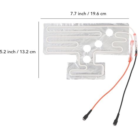 Ortviai Chauffage pour réfrigérateur de garage 5303918301 en aluminium haute résistance (1/4)