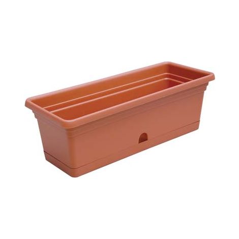 CASSETTA + RISERVA MELISSA ICS - PP TERRACOTTA CM 60X20 H.CM 16- 4 pezzi