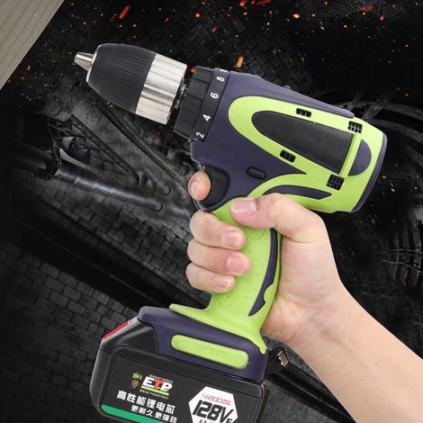 Perceuse sans fil 250 W, visseuse électrique rechargeable, prise UE 80-240 V, 1 batterie (1/5)
