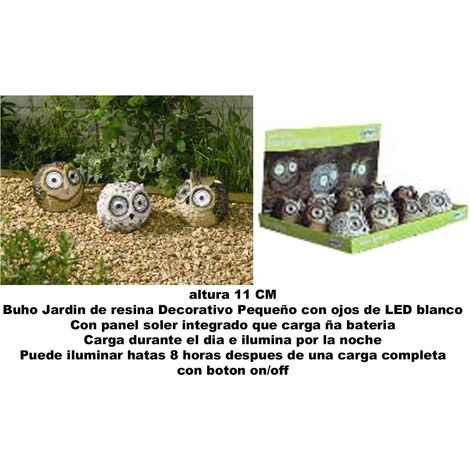 baja altuna jardin buho decorativo pequeño 11cm ojos 1020410po
