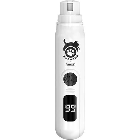 Ponceuse à Ongles pour Chien - Lime à Ongles Électrique Silencieuse pour Animal Domestique,Alimentation Rechargeable Soin Animal 3 Vitesses Limage Griffes Maison Voyage Chats Chatons Chiots