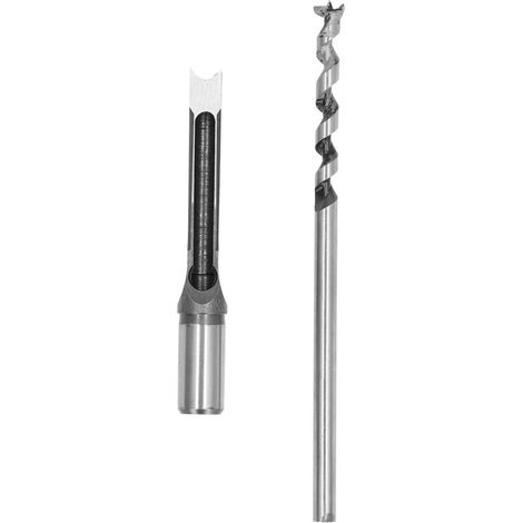 Mèche à mortaiser ajustable en acier allié pour trous carrés, outil électrique de menuiserie 12.7mm (1/5)