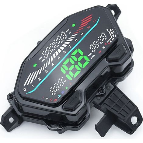 Motorcycle speedometer compatible with VARIO125 CLICK125/150/160 LCD dashboard (1/2)