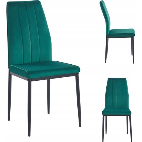 Sedia K12-FX in velluto verde (1/5)