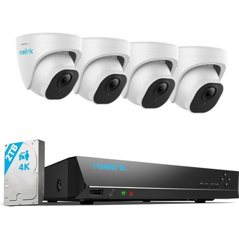 4K Caméra de Surveillance Extérieure, Détection de Personne et Véhicule, Kit Vidéo Surveillance avec 8CH 2To NVR et Caméra IP PoE 8MP (1/5)