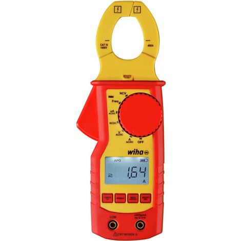 Pince Ampèremétrique Jusqu'à 1000 V AC CAT IV avec 2 Piles AAA Incluses