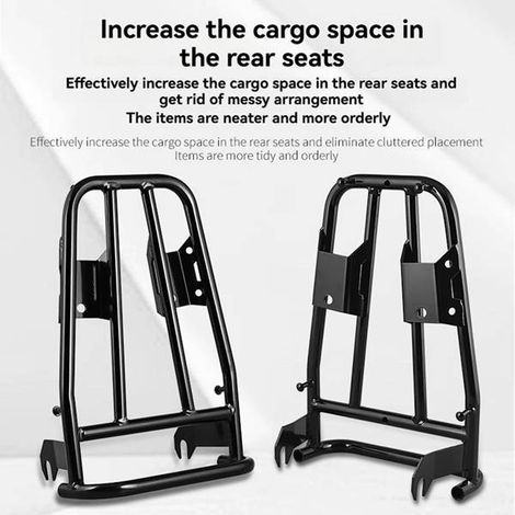 Suitable for Honda CT125 modification: center-mounted rack, rear rack, luggage support frame, rear tail rack (1/4)