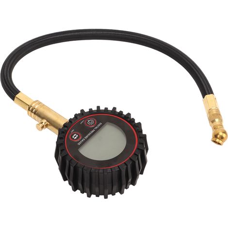 Manomètre numérique de pression des pneus 0 à 200 PSI, 4 unités, précis et facile à lire, pour voiture, moto, SUV et vélo. (1/5)
