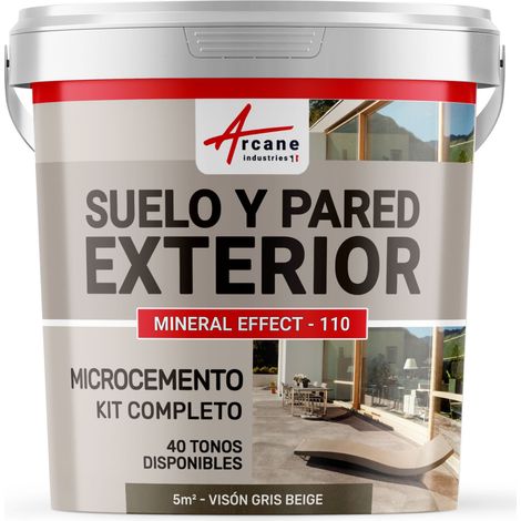 Microcemento para exteriores: suelos, muros, terrazas, balcones, escaleras