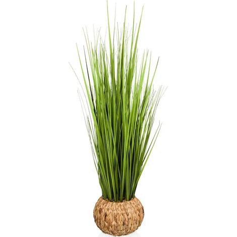 [GEBRAUCHT] B-Ware Hjh Office Kunstpflanze Dekopflanze Pampasgras Cortaderia Kunststoff 112 Cm
