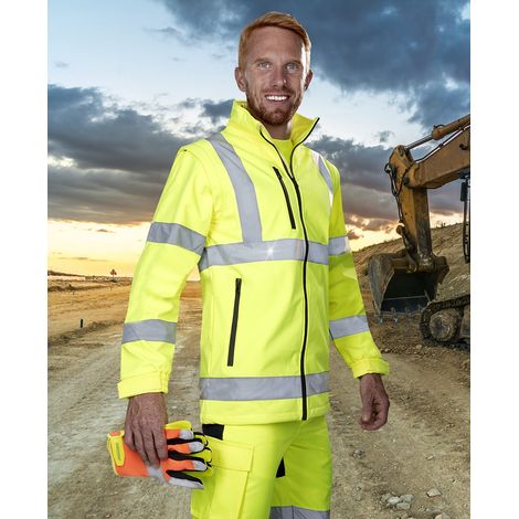 Giacca softshell Ardon REF501 HiViz - gialla s ardon REF501 HiViz - giacca softshell gialla s 3XL