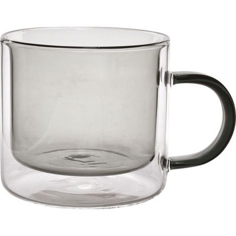 Liv Set aus 2 Gläsern 27cl Doppelwandig Grau - Fine Dining Living